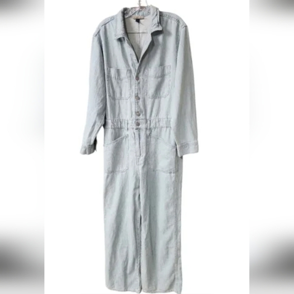 NWT Women's Denim Jumpsuit/Overalls Size 12 - Picture 2 of 9